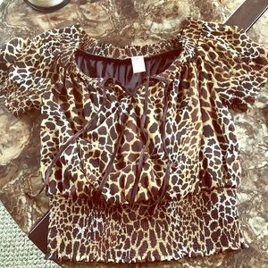 Animal Print Blouse